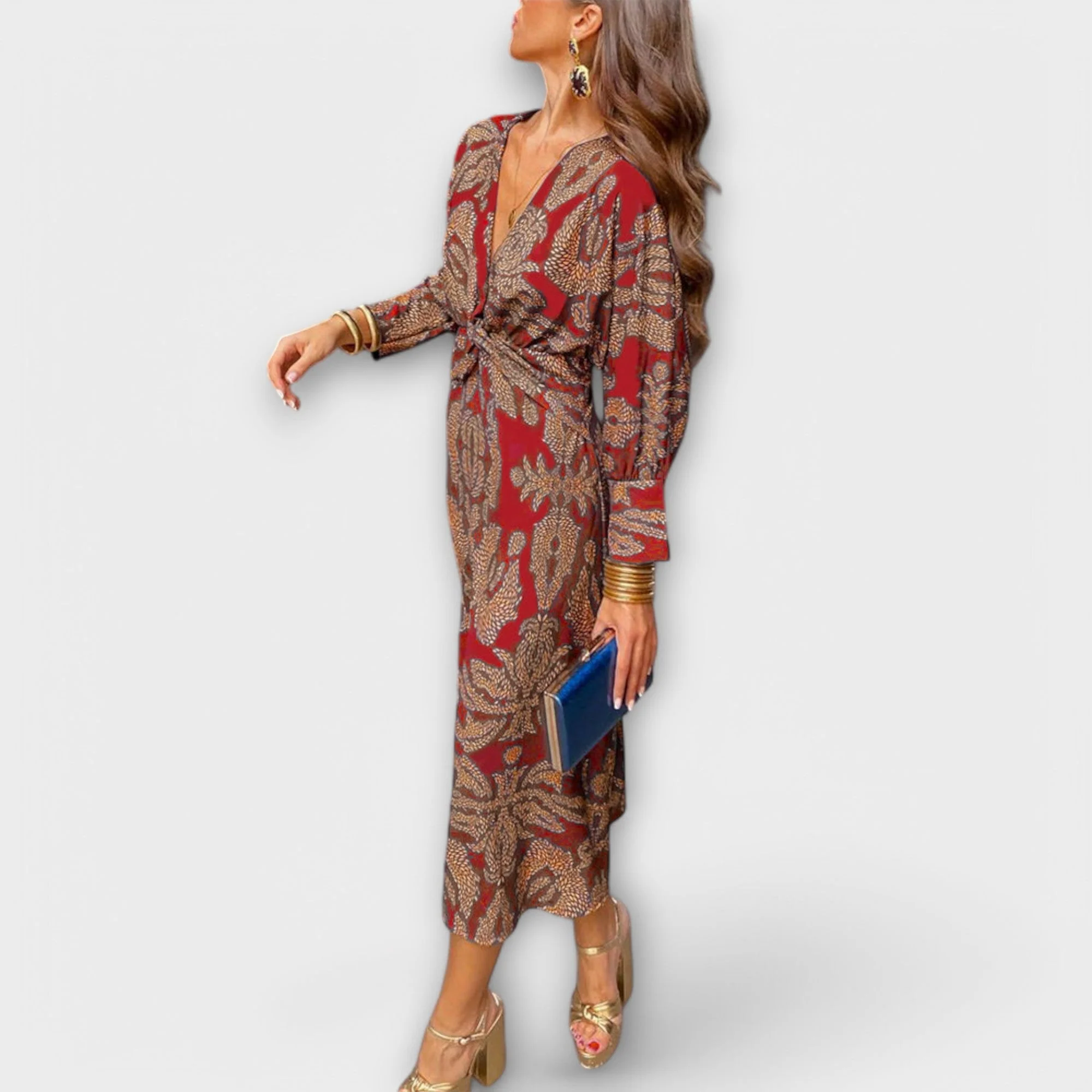 Oriana - Stilvolles Langarmkleid - Image 2