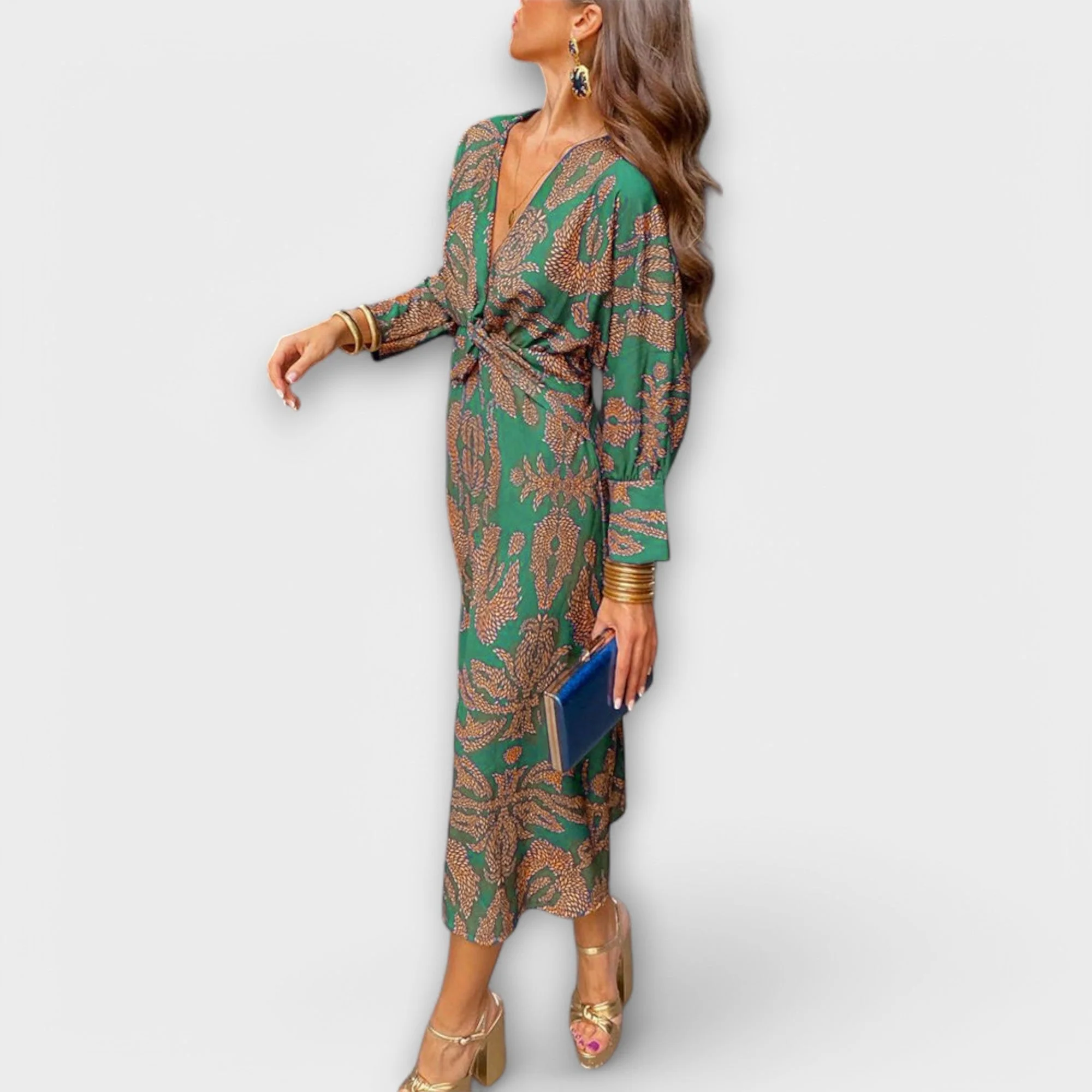 Oriana - Stilvolles Langarmkleid - Image 4