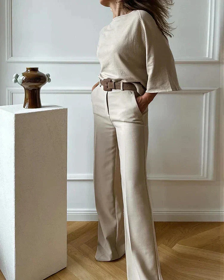 Orla - Langärmelige Bluse und Hose Set für Damen - Image 4