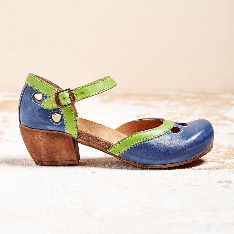 Orthopädische flache Damensandalen mit niedrigem Absatz für optimalen Komfort - Image 2