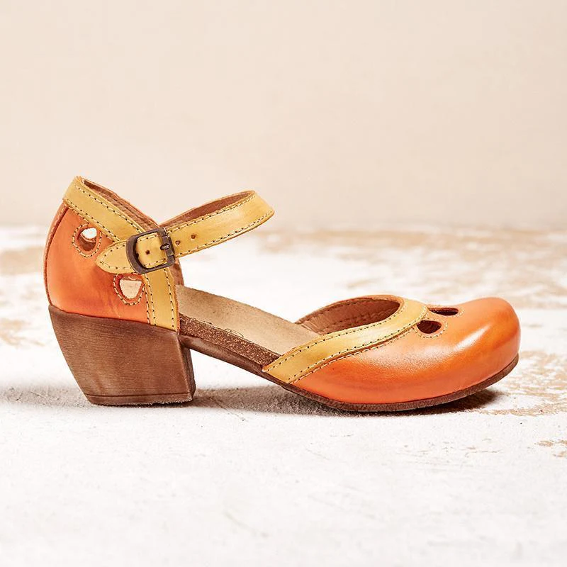 Orthopädische flache Damensandalen mit niedrigem Absatz für optimalen Komfort - Image 4