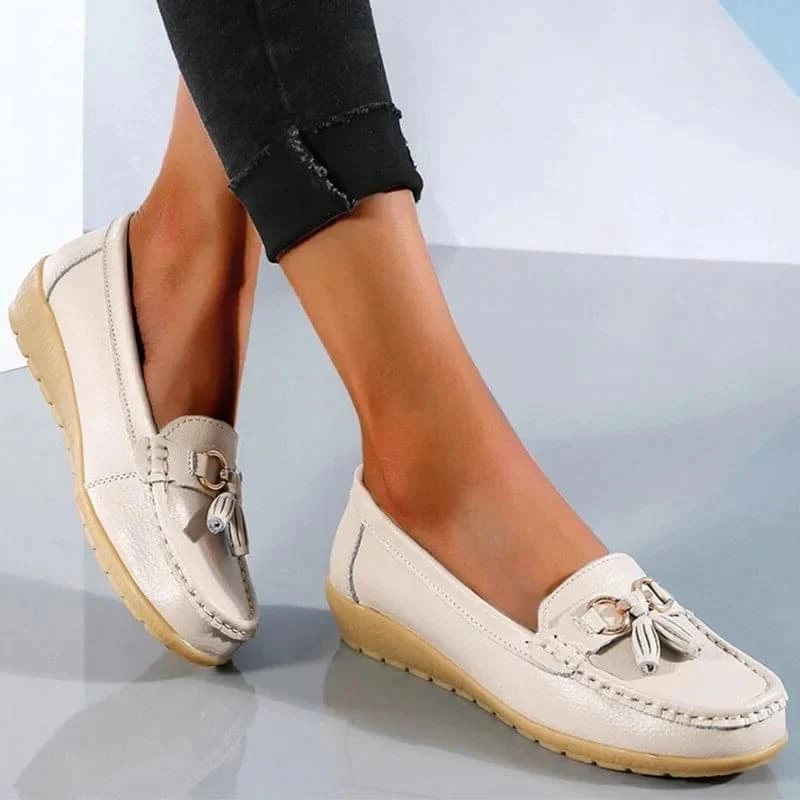 Käthe | Damen Leder Loafer Fußgewölbestütze – Leder Loafer Stützend Komfort 2026 - Image 14