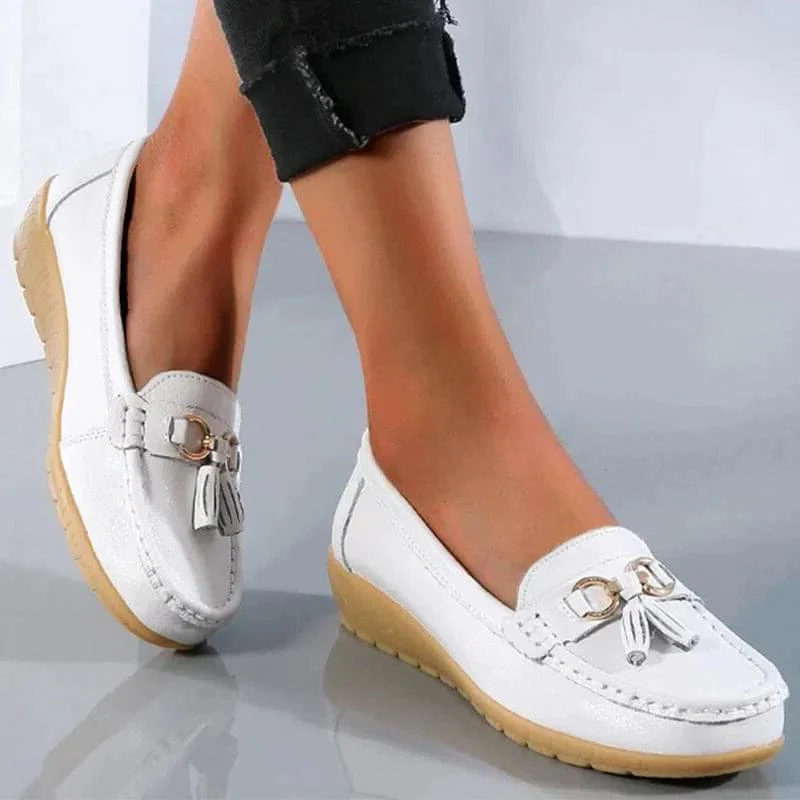Käthe | Damen Leder Loafer Fußgewölbestütze – Leder Loafer Stützend Komfort 2026 - Image 16