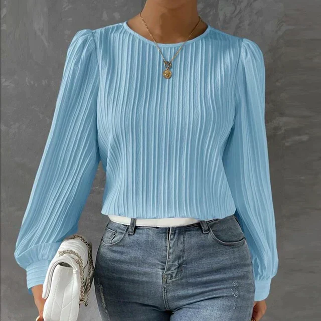 Ortrud - Damen-Faltenbluse - Image 2