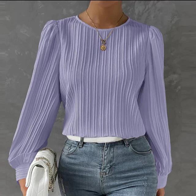 Ortrud - Damen-Faltenbluse - Image 3