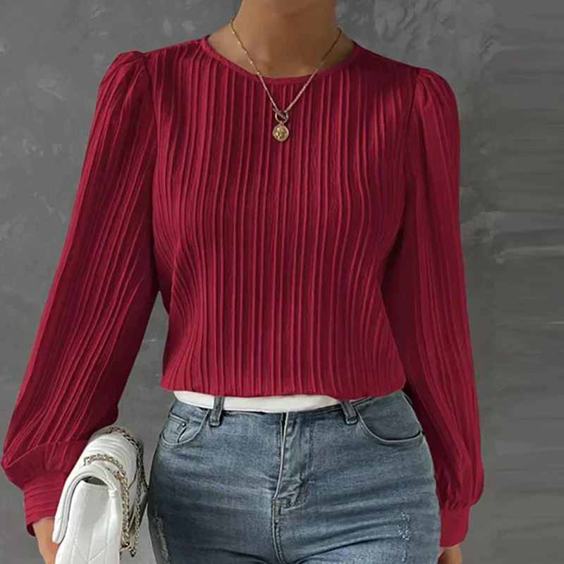 Ortrud - Damen-Faltenbluse - Image 6