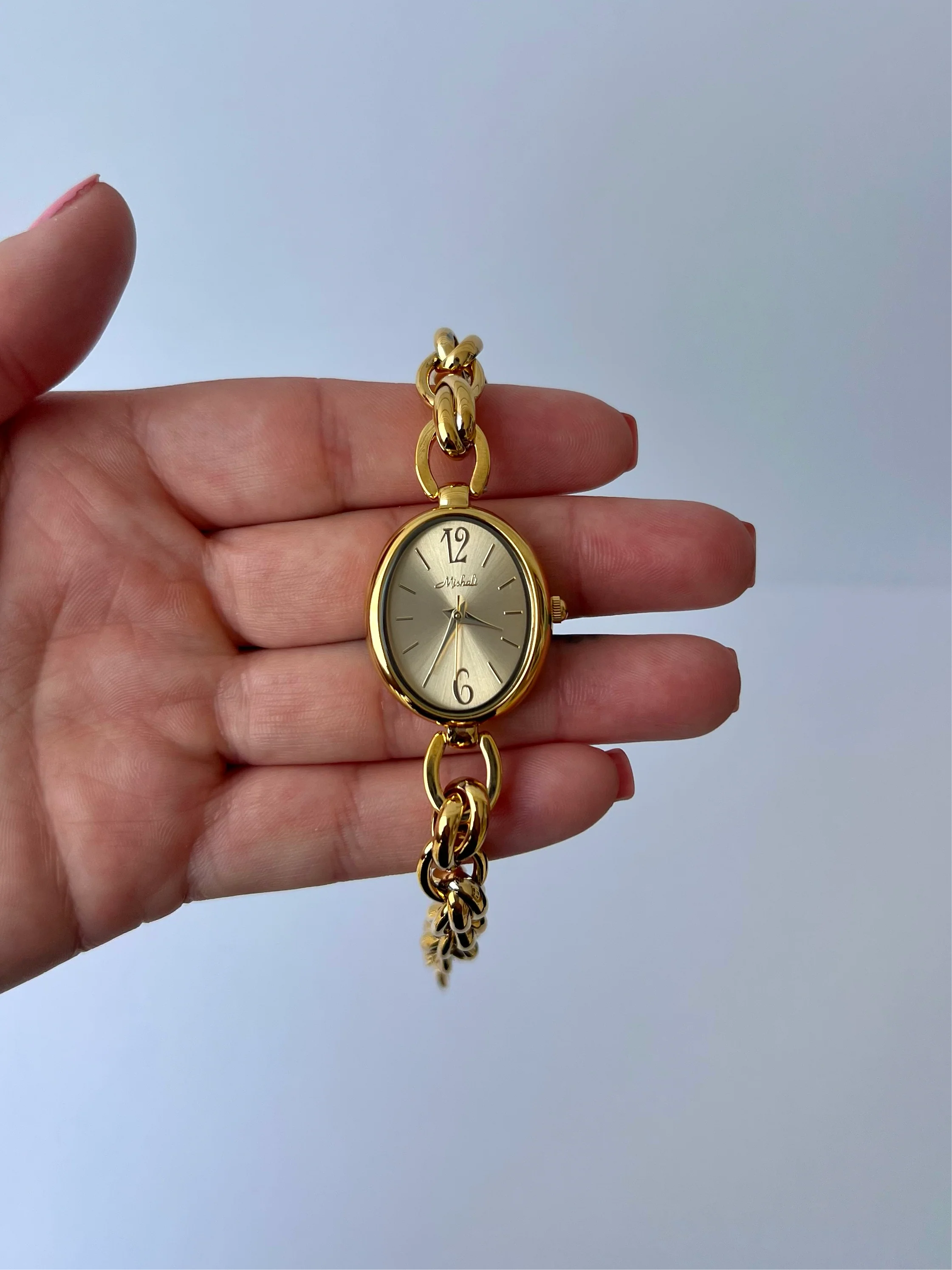 Ovale Vintage Damen Armbanduhr - Image 2