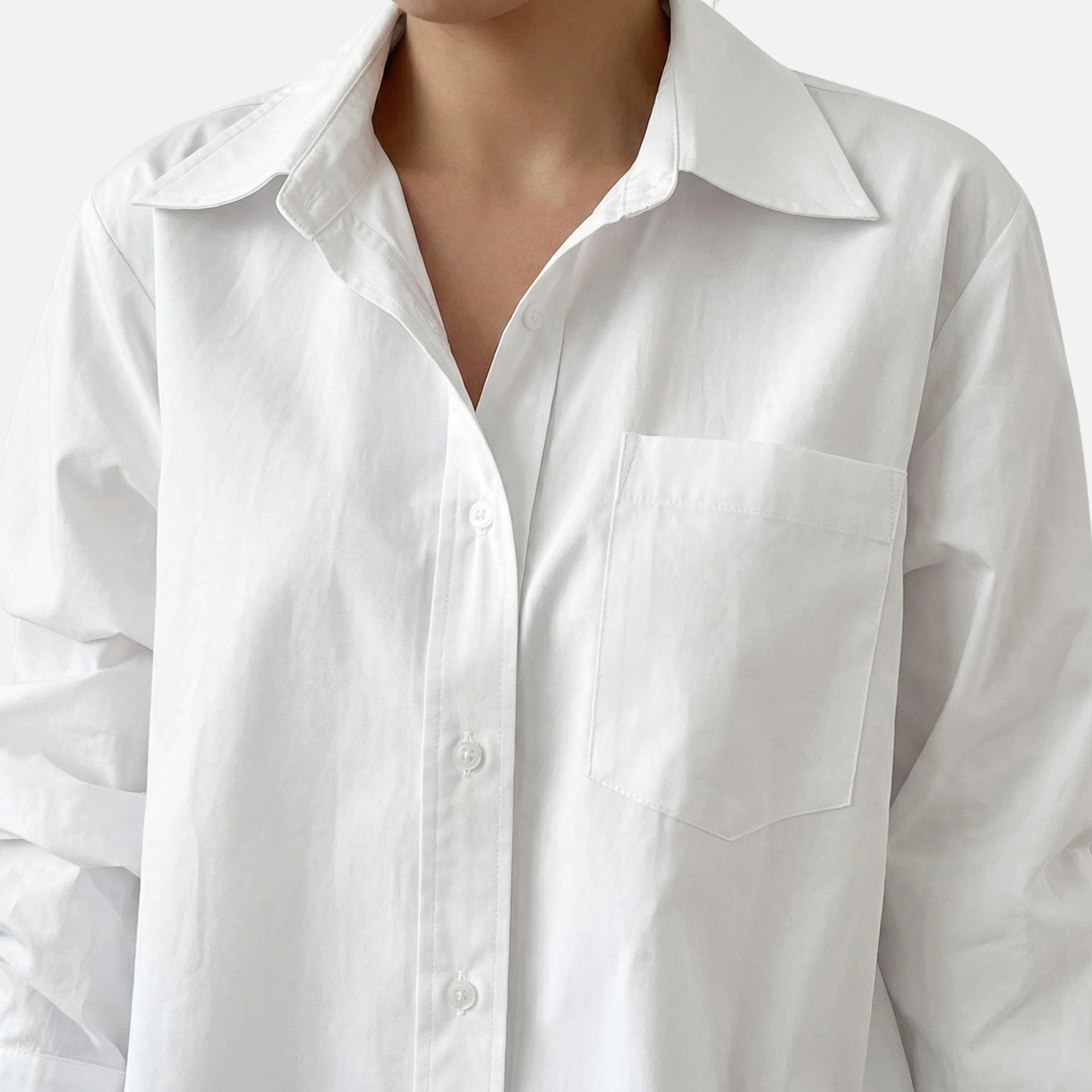 Yvonne | Damen Oversize Baumwollbluse Lockere Passform – Oversize Bluse Sommer - Image 5