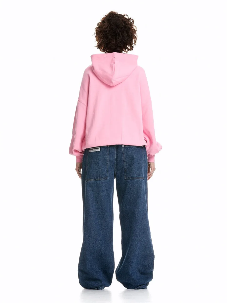 Oversized Damen Hoodie mit Sternen-Print - Streetwear - Image 2