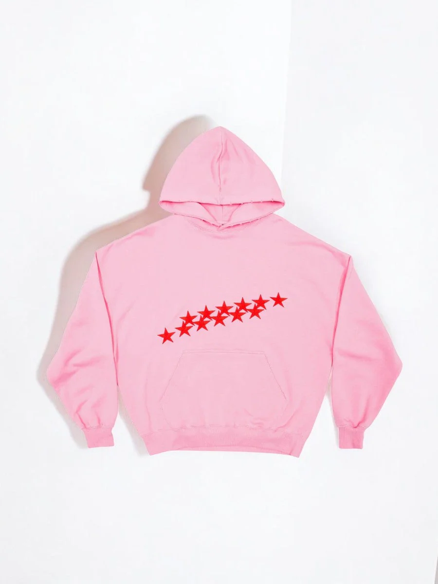 Oversized Damen Hoodie mit Sternen-Print - Streetwear - Image 6