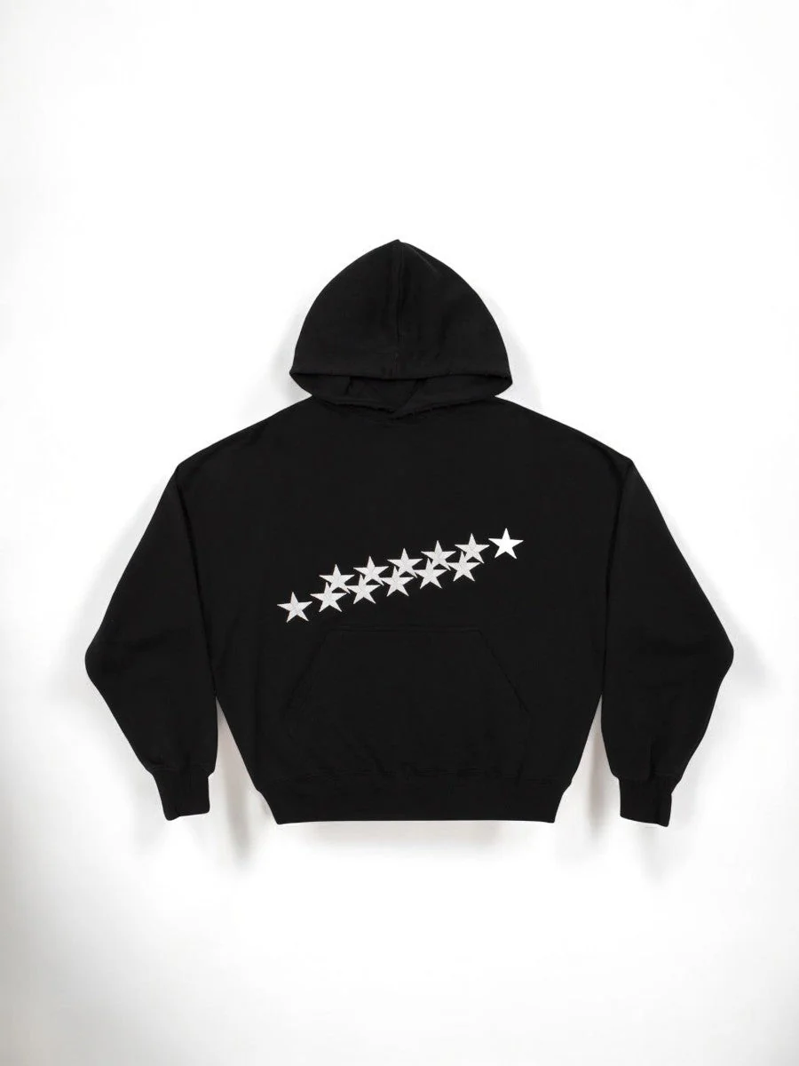 Oversized Damen Hoodie mit Sternen-Print - Streetwear - Image 7