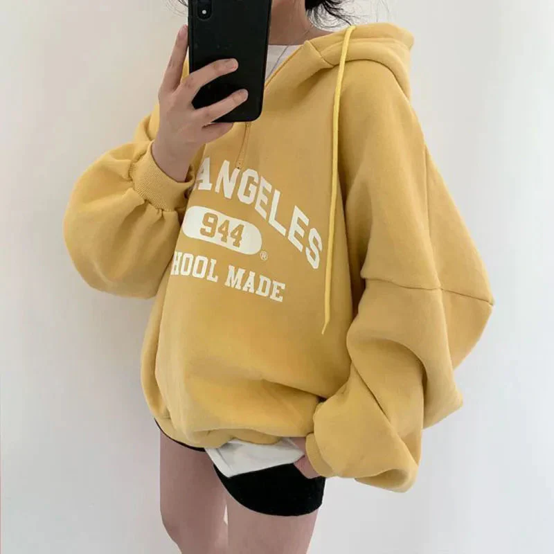Oversized Hoodie mit „Los Angeles“ Print – Sportlich, Lässig & Cozy - Image 2
