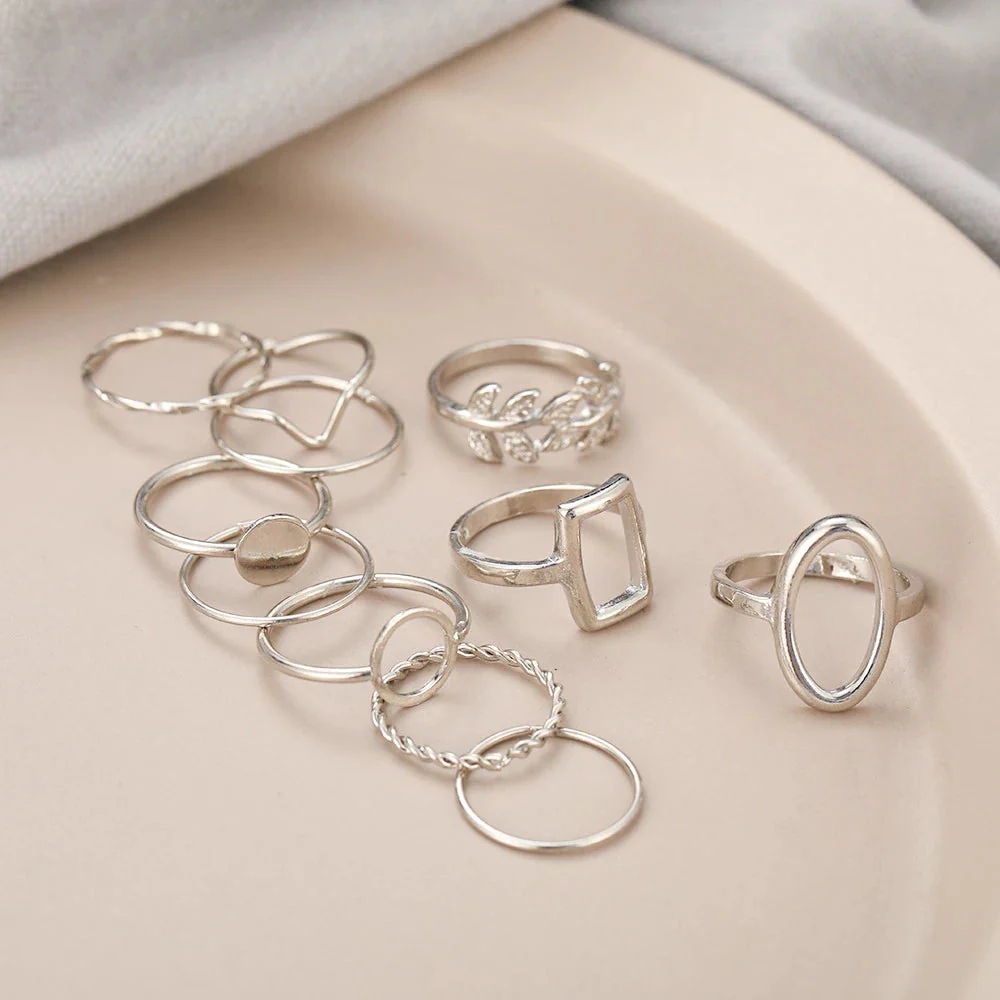 Pack 11 Ringe aus Silber - Image 2