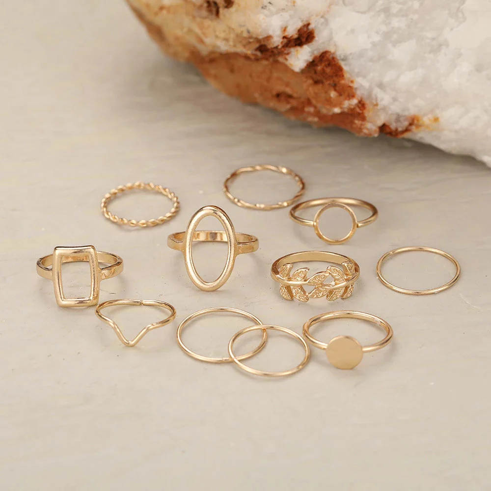 Pack 11 Ringe aus Silber - Image 3