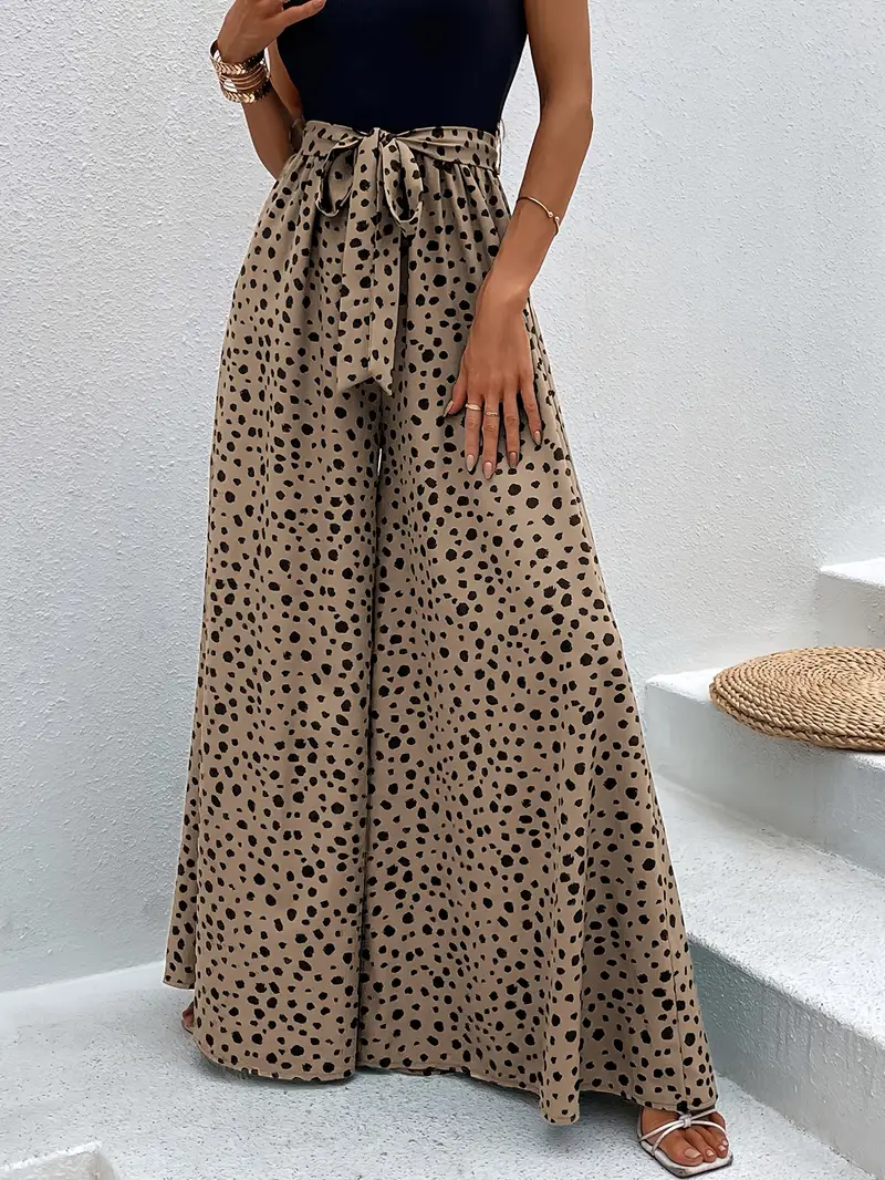 Paoline – Stilvolle Hose mit weitem Bein und Punkten - Image 2