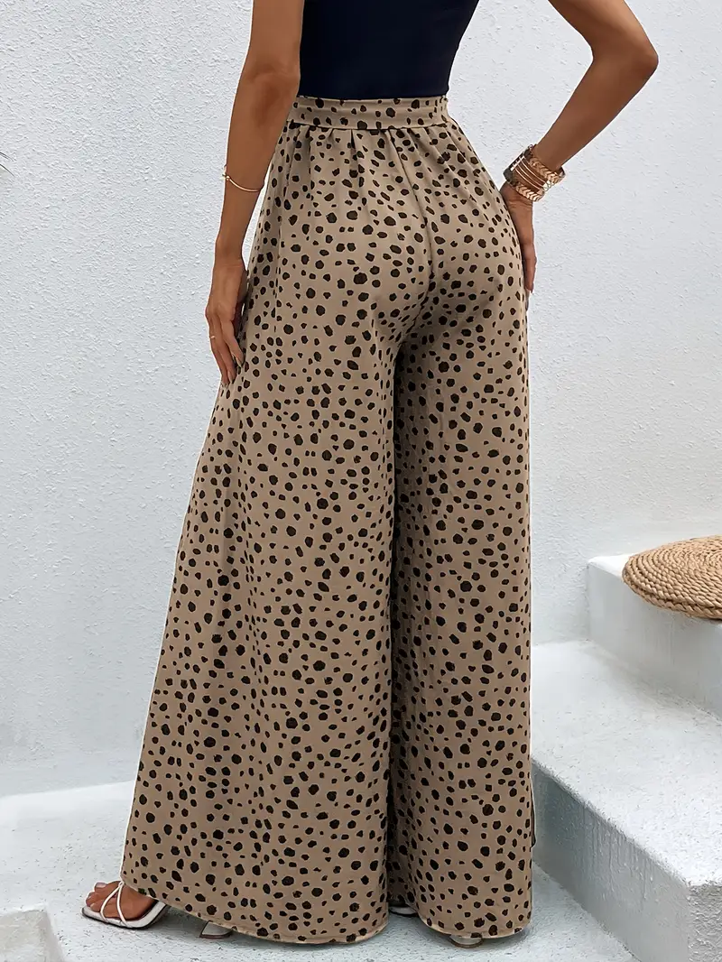 Paoline – Stilvolle Hose mit weitem Bein und Punkten - Image 3