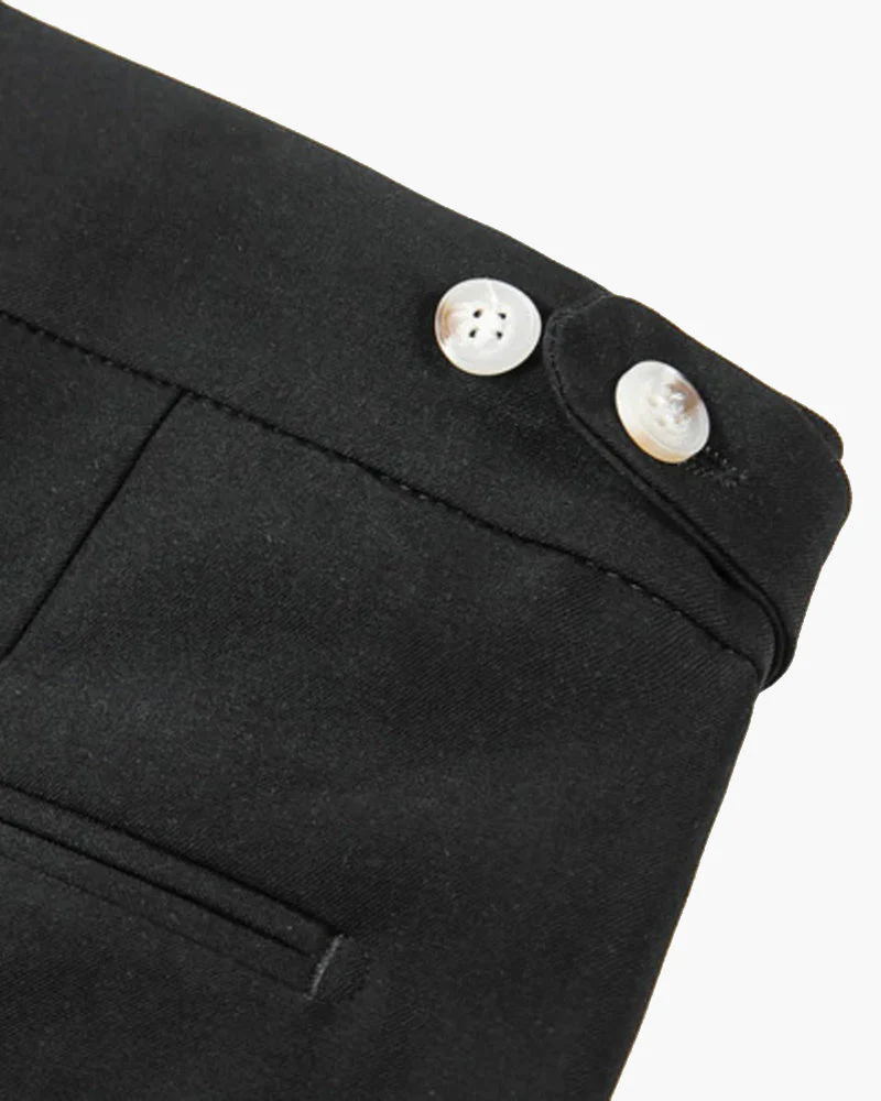Parker | Maßgeschneiderte Plisseeshorts mit verstellbaren Seitenschnallen - Image 3