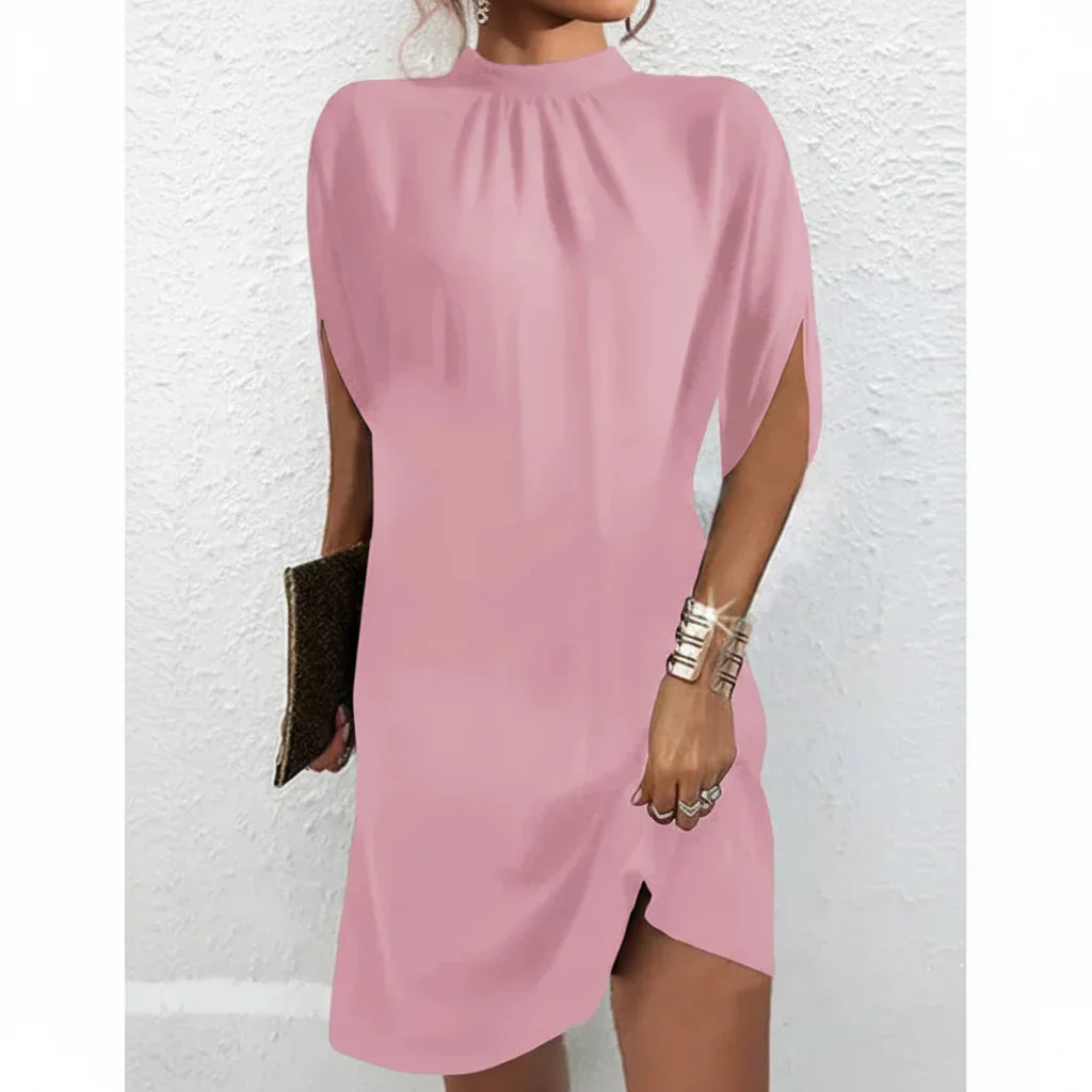 Quirina | Damen Partykleid Fledermausärmel Plissierter Ausschnitt – Party Kleid 2026 - Image 10