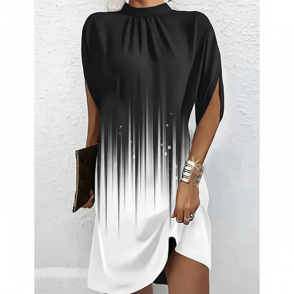 Quirina | Damen Partykleid Fledermausärmel Plissierter Ausschnitt – Party Kleid 2026 - Image 11
