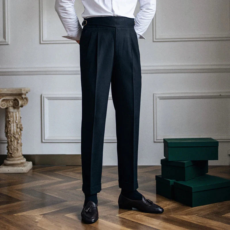 Paul – Elegante Stoffhose Mit Bundfalten - Image 4