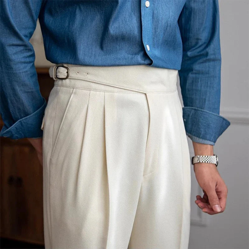 Paul – Elegante Stoffhose Mit Bundfalten - Image 9
