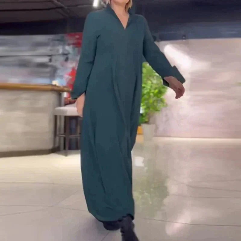 Perla - Lockeres Maxikleid mit Seitenschlitzen - Image 2
