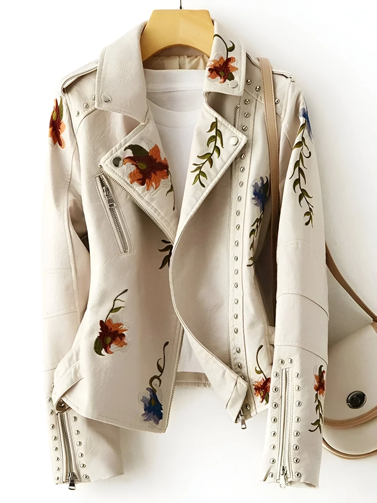 Petra | Vintage-inspirierte Leder Bikerjacke - Image 4
