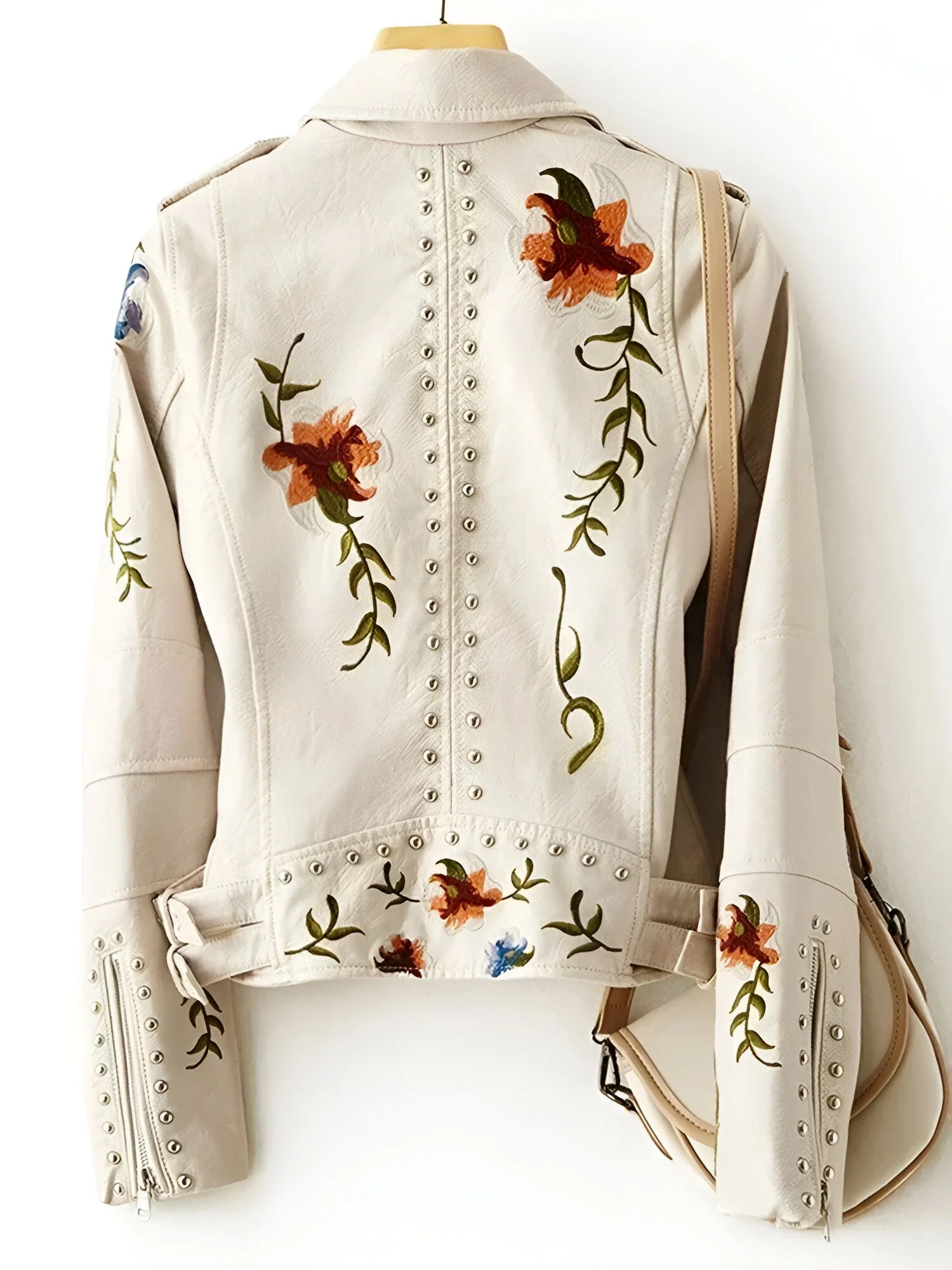Petra | Vintage-inspirierte Leder Bikerjacke - Image 5