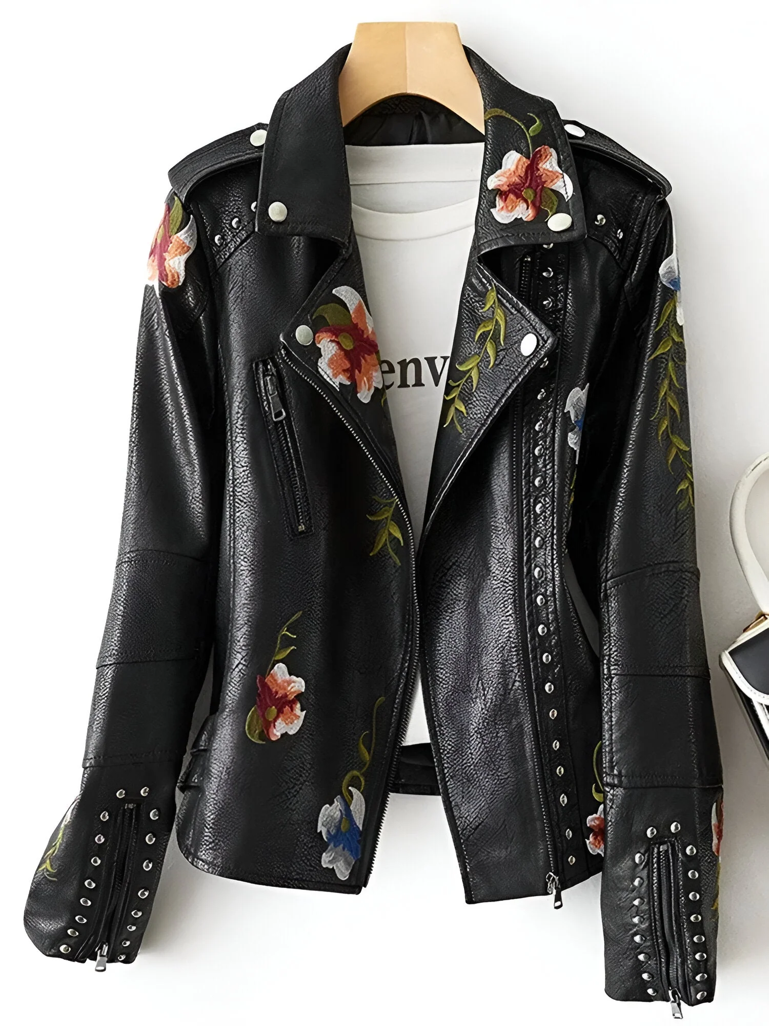 Petra | Vintage-inspirierte Leder Bikerjacke - Image 7
