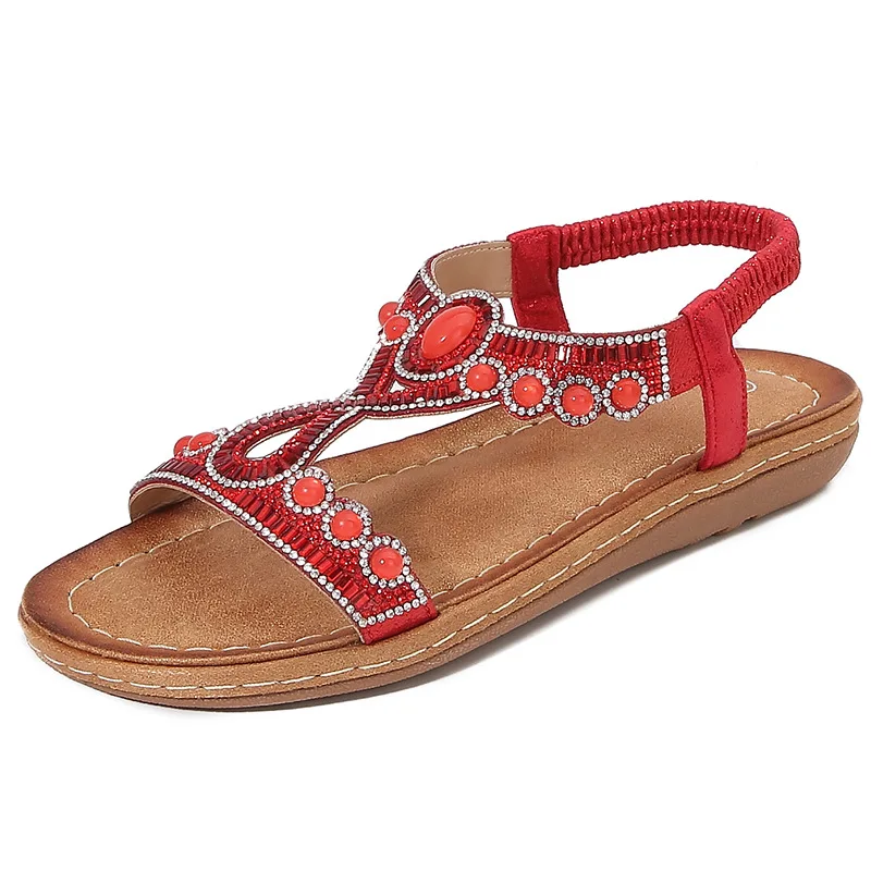 Petronella- Elegante Damen-Sandalen mit Strass und Glitzer - Image 10