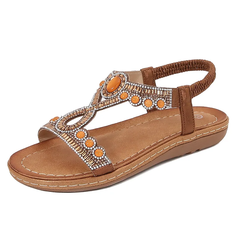 Petronella- Elegante Damen-Sandalen mit Strass und Glitzer - Image 7