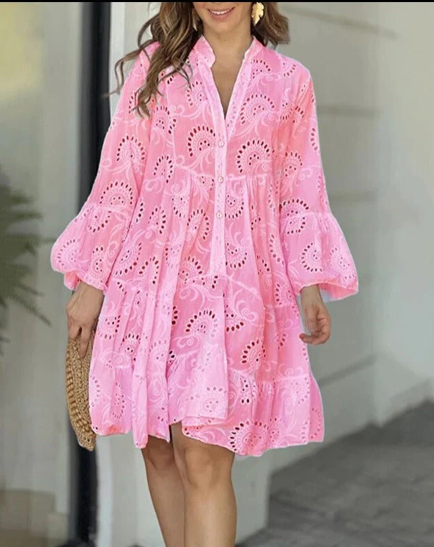 Philomée - Kleid Mit Ausgehöhlten Mustern - Image 3