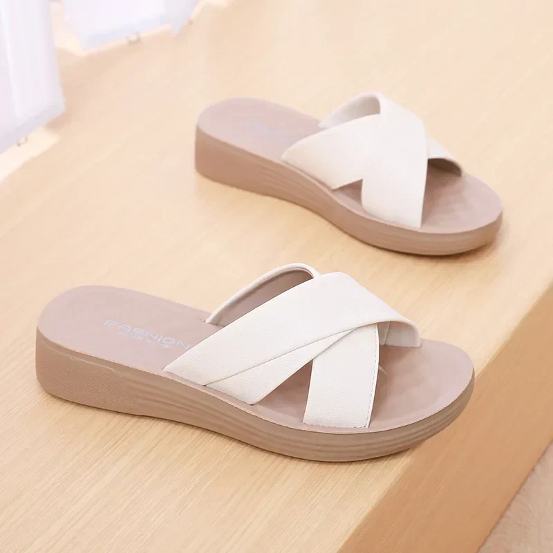 Philomena- Dames slippers met Hak van Leer - Image 2