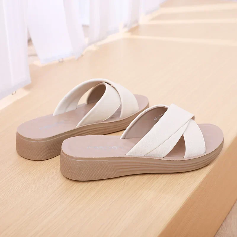 Philomena- Dames slippers met Hak van Leer - Image 5
