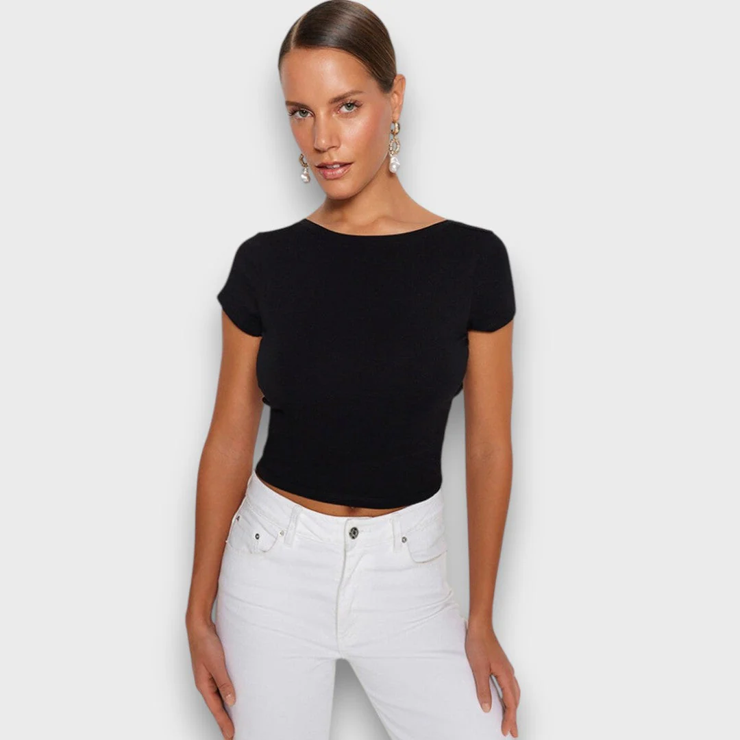 Piana – Figurnahes Top mit offenem Rücken - Image 4