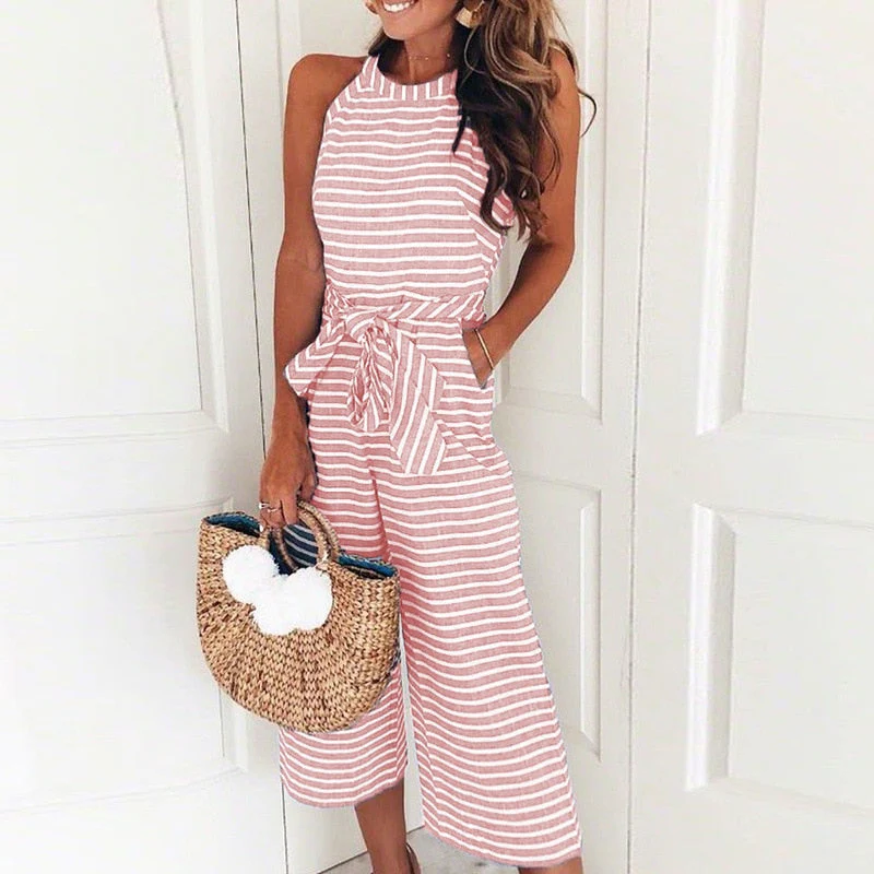 Pierina- Gestreepte dames jumpsuit - Image 11