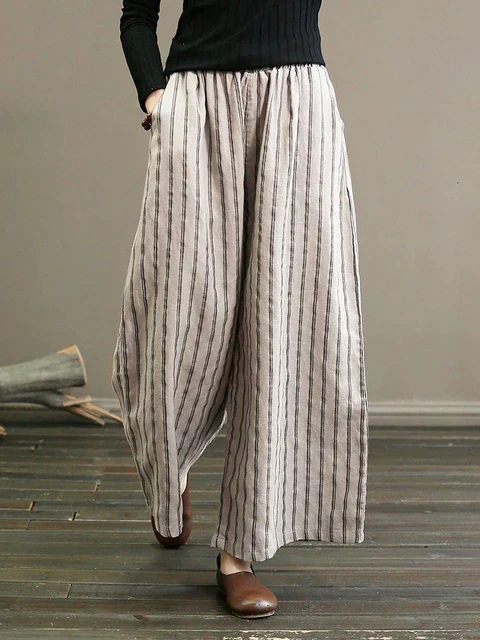 PIPPA - Vintage Leinenhosen - Image 4