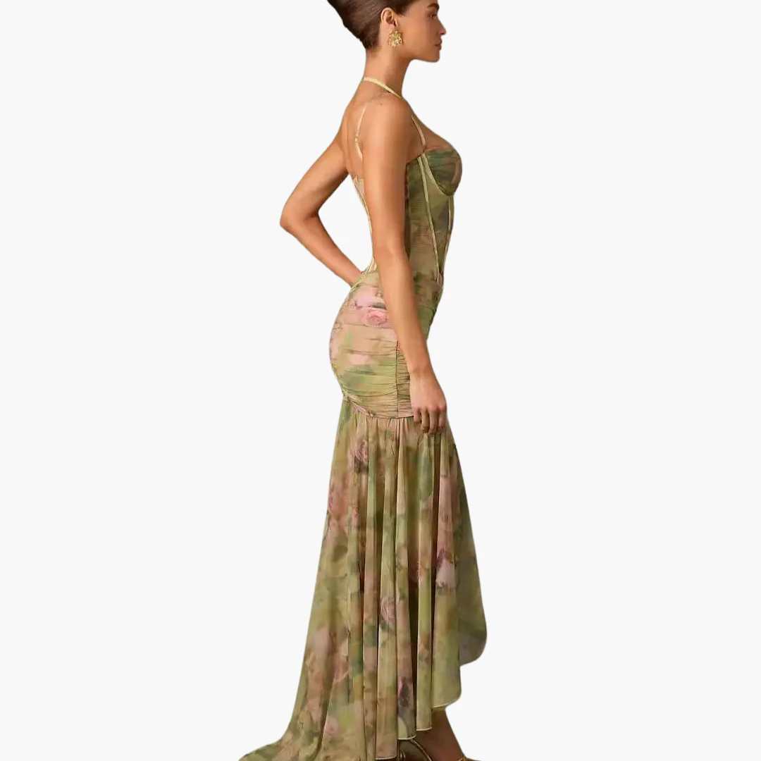 Plissiertes Wickelkleid mit Print - Damenmode für jeden Anlass - Image 5