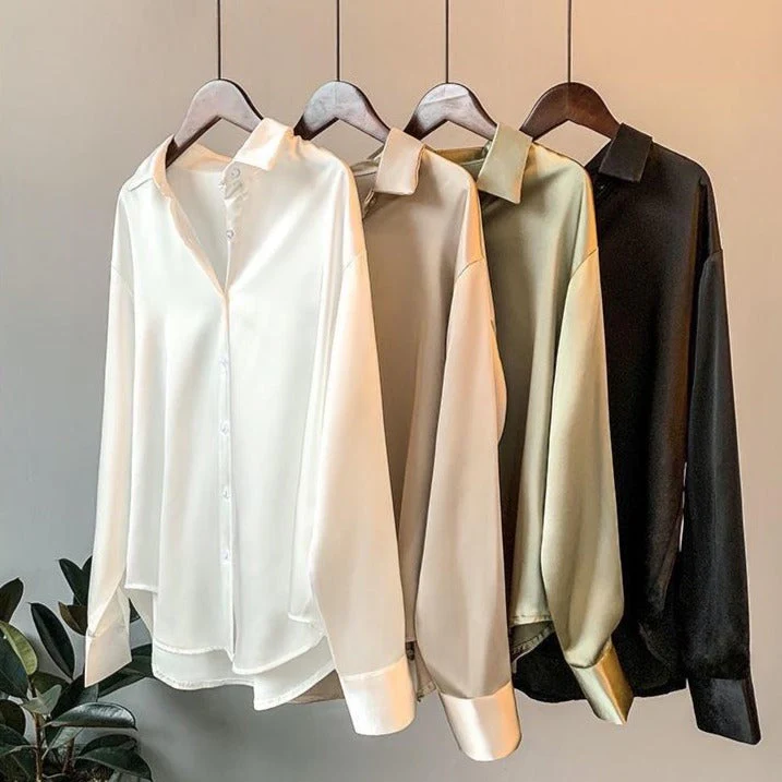 Polobluse mit langen Ärmeln für Damen - Image 2