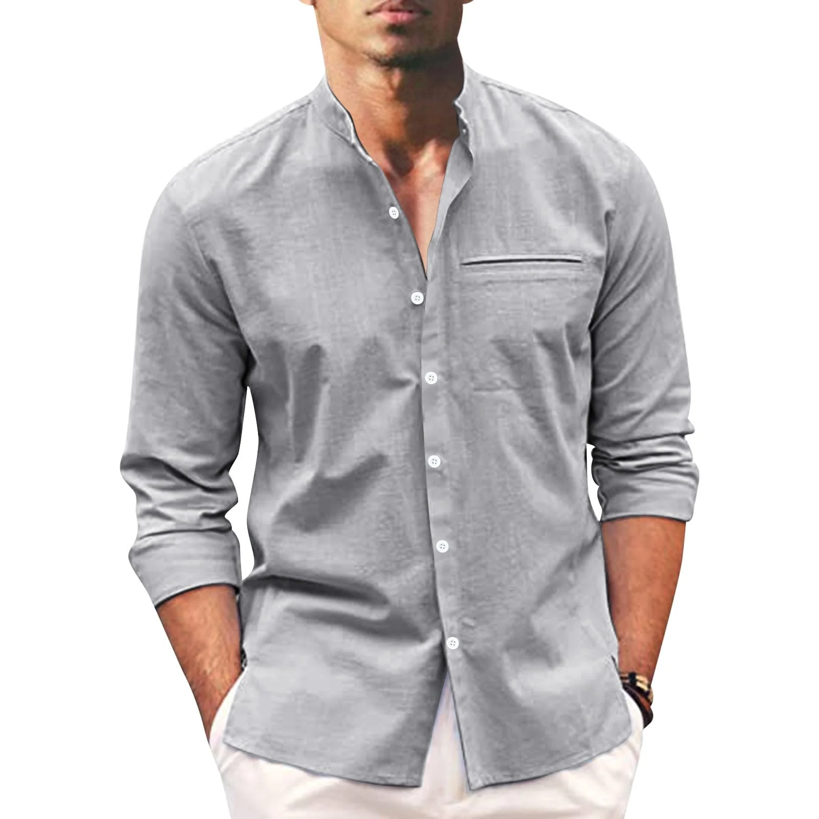 Poul- casual Zomer Overhemd - Image 10