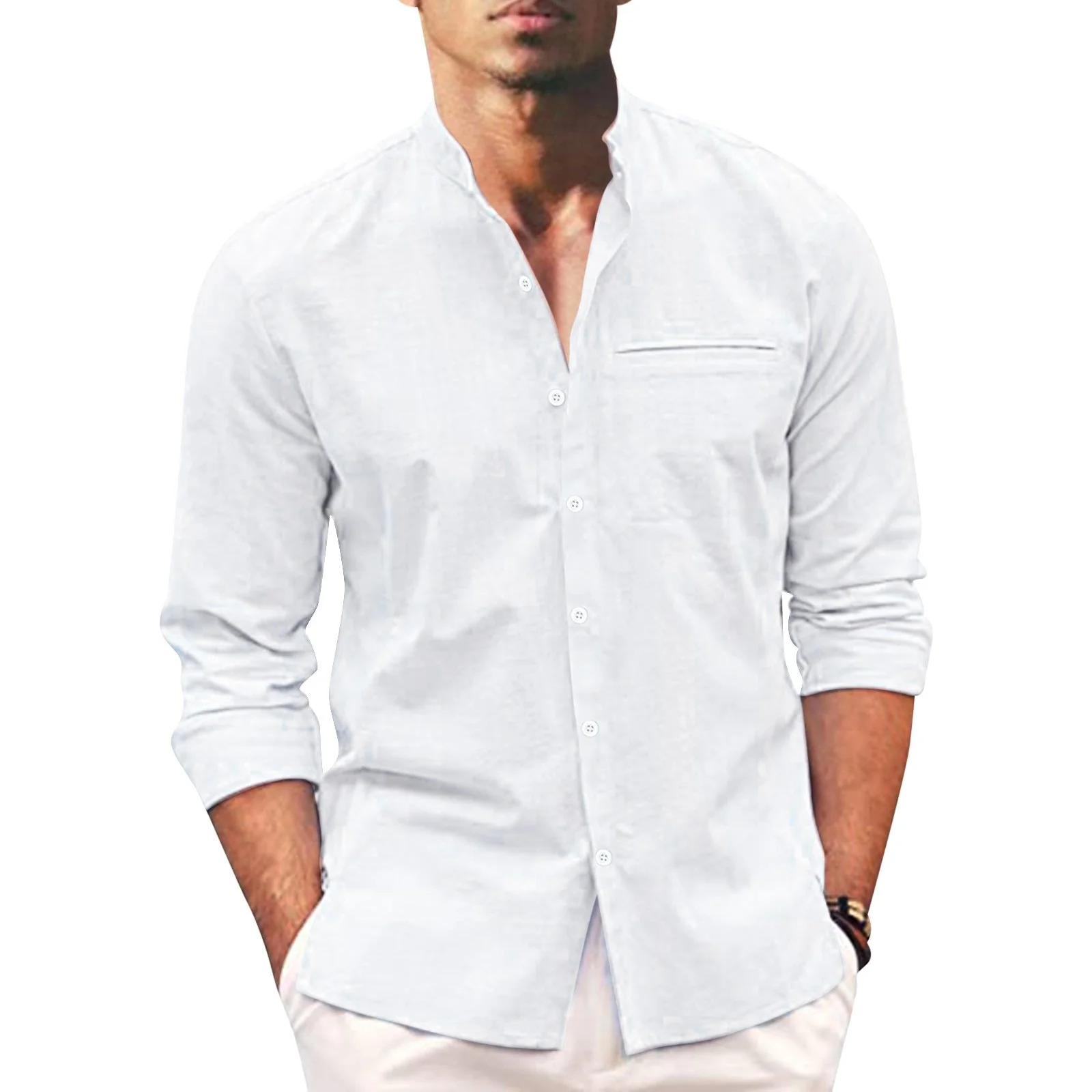 Poul- casual Zomer Overhemd - Image 12