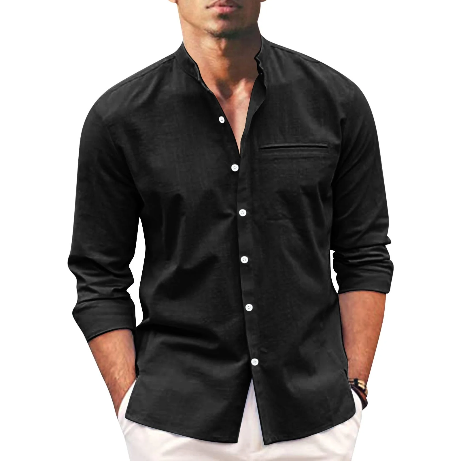 Poul- casual Zomer Overhemd - Image 7