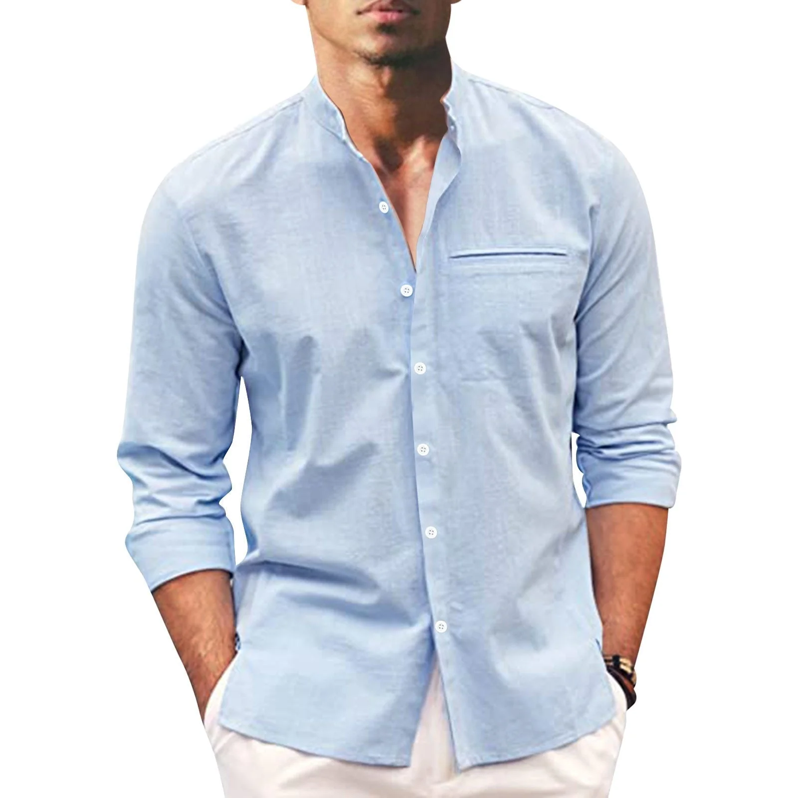 Poul- casual Zomer Overhemd - Image 8