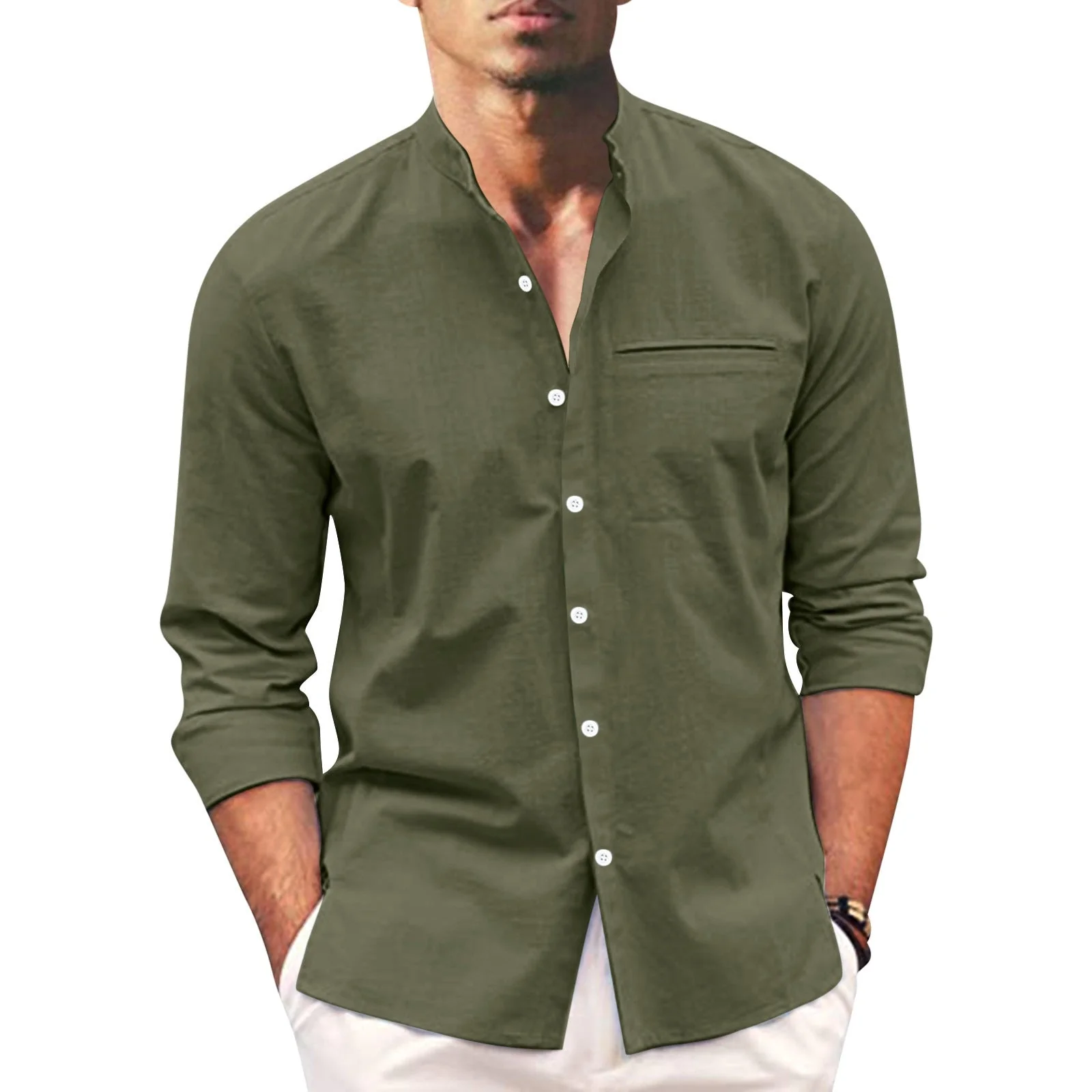 Poul- casual Zomer Overhemd - Image 9