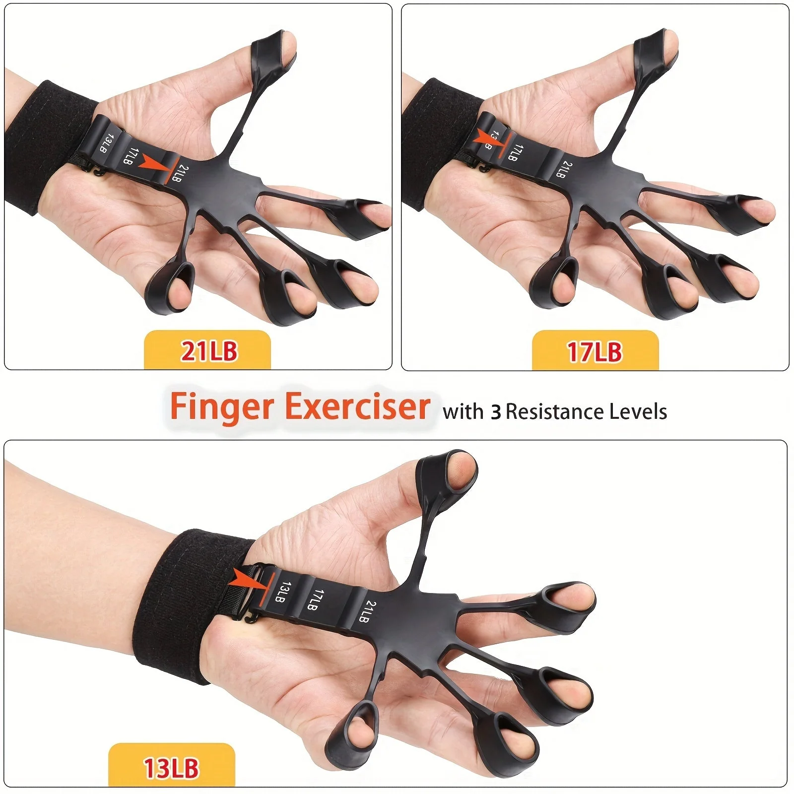 PowerGrip Handtrainer-Set – 5-in-1 für starke Hände und Unterarme - Image 3