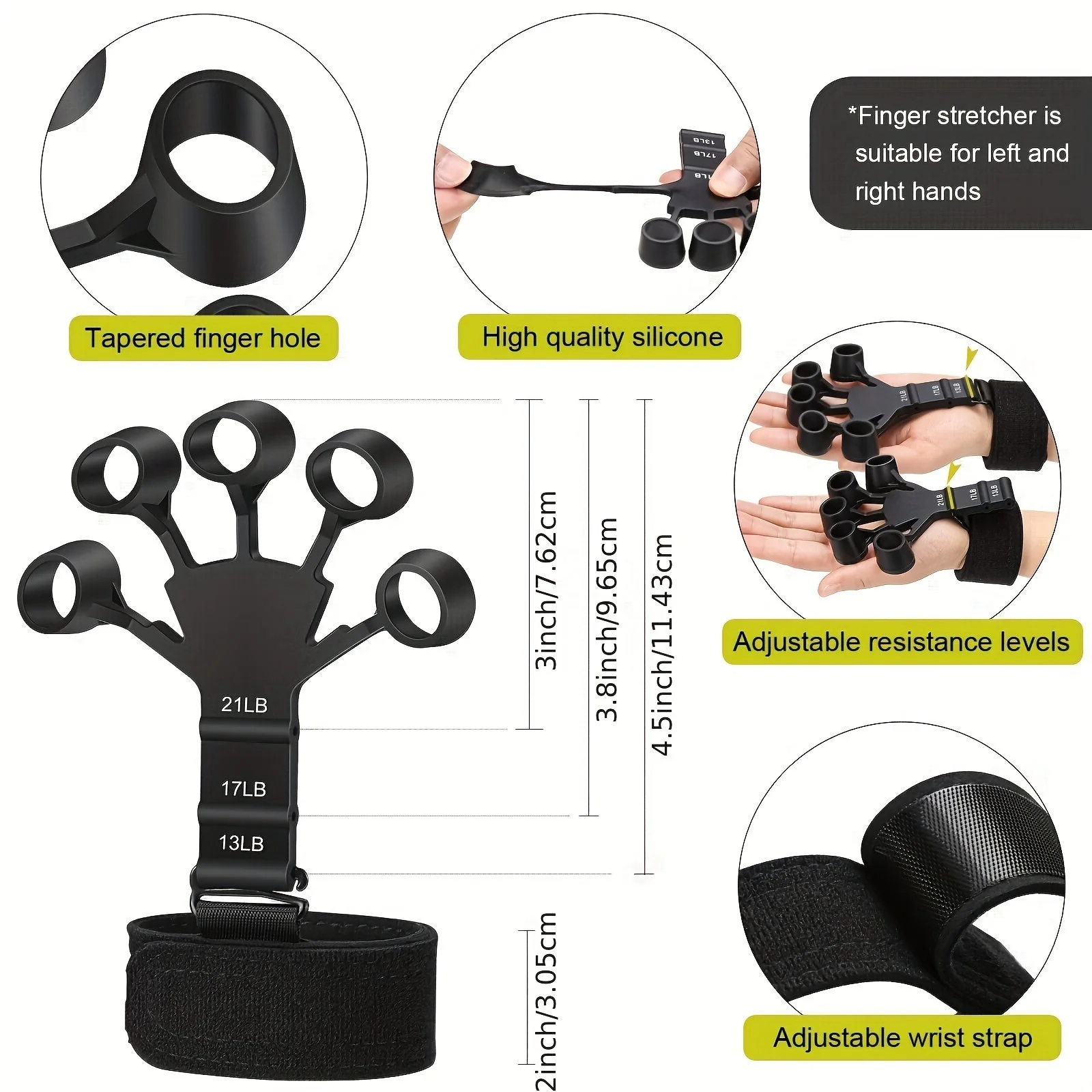 PowerGrip Handtrainer-Set – 5-in-1 für starke Hände und Unterarme - Image 4