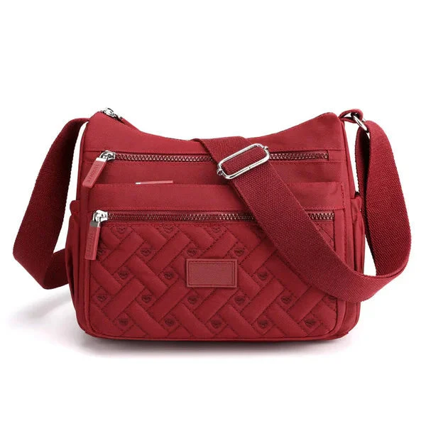 Praktische Damen-Schultertasche aus strapazierfähigem Nylon - Image 11