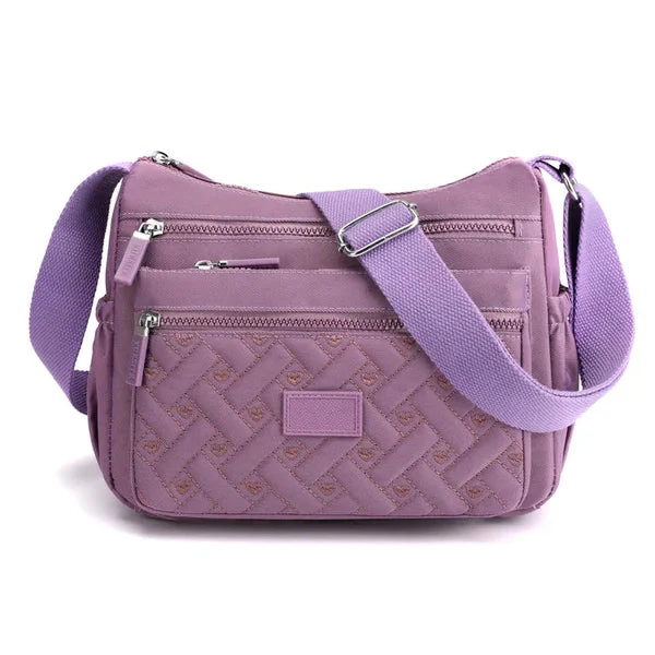 Praktische Damen-Schultertasche aus strapazierfähigem Nylon - Image 12