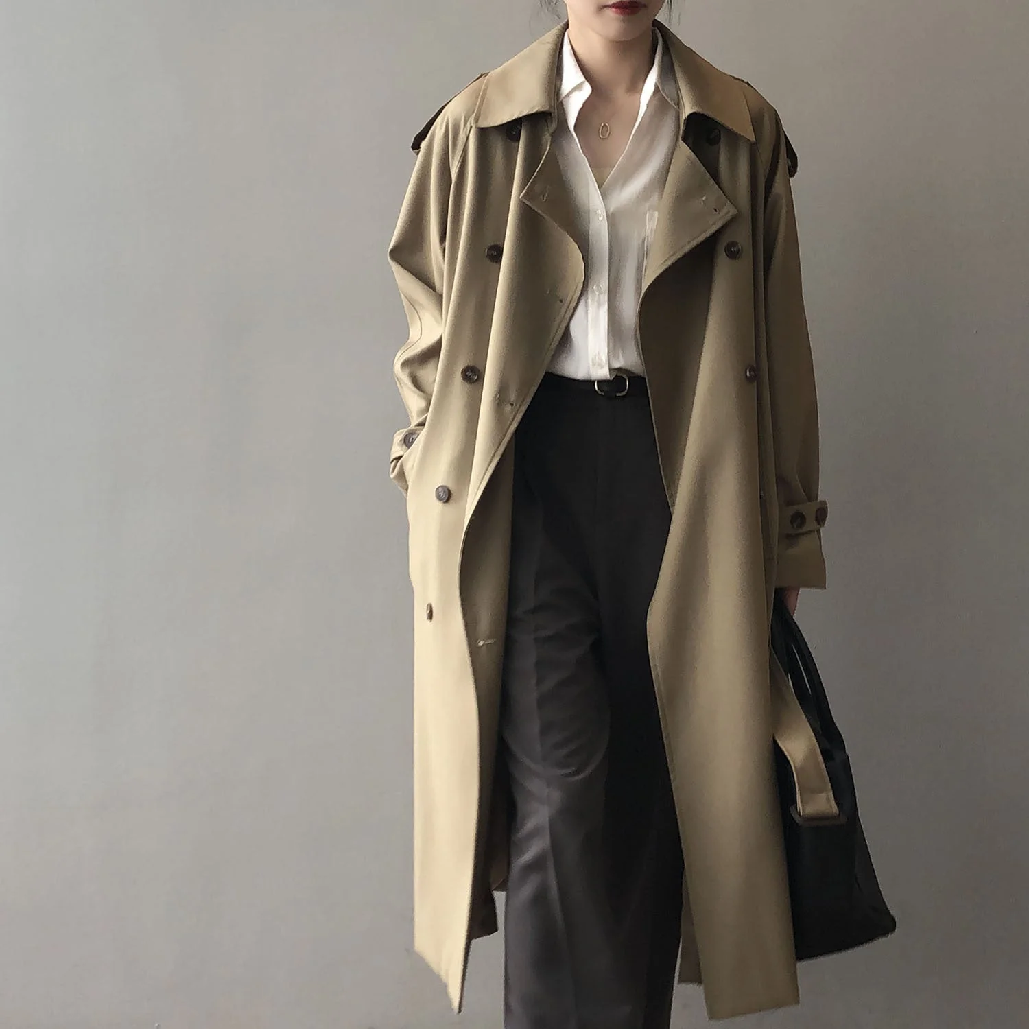 Premium Trenchcoat für Frauen - Margarete - Image 2