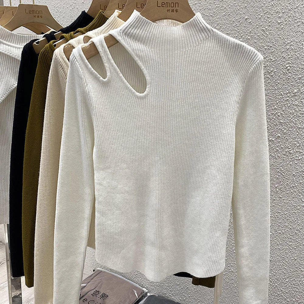Pulli mit Schlüsselbeinausschnitt für Damen - Image 6